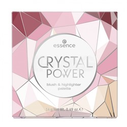 Палетка для макияжа лица Essence Crystal Power Blush & Highlighter Palette (14 г)