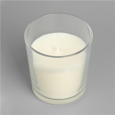 Свеча в гладком стакане ароматизированная "Кокосовый рай", 8,5 см