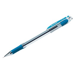 Ручка шариковая Berlingo "I-10" синяя, 0,4мм, грип, CBp_40012 /12