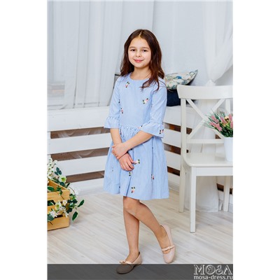 Комплект платьев Family Look для мамы и дочки "Лагуна" М-2062