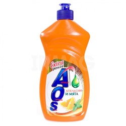 Средство для мытья посуды AOS Апельсин и Мята (450 г)