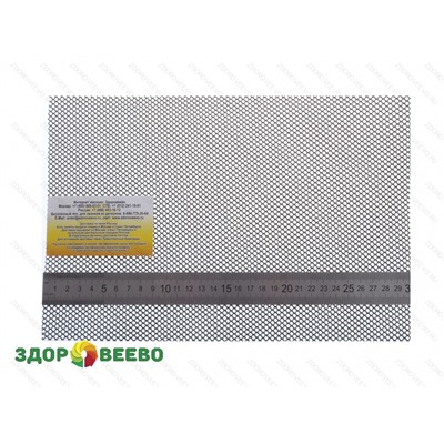 Дренажный коврик для сыроделия полимерный 30х20 см, ячейка 3х3 мм, толщина 1,5 мм Артикул: 1313