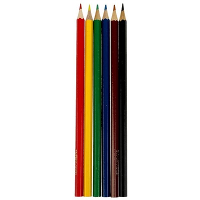 Цветные карандаши, 6цв, шестигран, карт.кор., TIK TOK GIRL