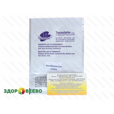 Плесень для сыров Brevi bacterium linens на 50 литров (Tecnolatte) Артикул: 2384