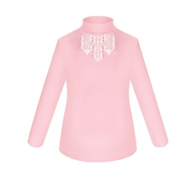 Розовая школьная водолазка (блузка) для девочки 82533-ДШ19
