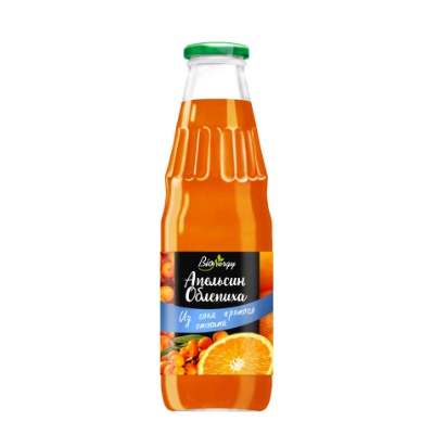 Нектар Апельсиново-Облепиховый БиоНерджи бут 0,5л (8)
