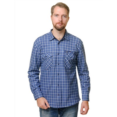 Рубашка мужская утепленная Sainge F908-2