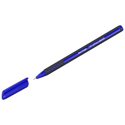 Ручка шариковая Berlingo Triangle Twin синяя 0,7мм, игольчатый стержень