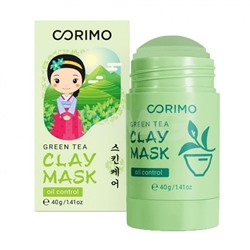Маска для лица Corimo глиняная Зеленый чай Алоэ (40 г)