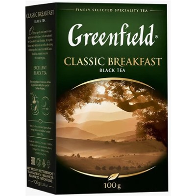 Чай Гринфилд Classik Breakfast лист. черн.100г (14) Ф-Акция