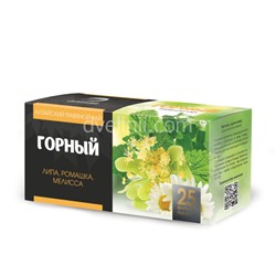 Травяной чай «Горный», 25 фильтр-пакетов по 1,2г