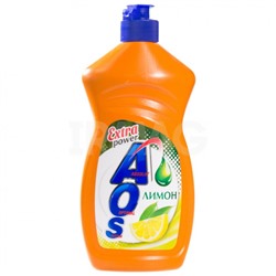 Средство для мытья посуды AOS Лимон (450 г)