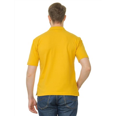 Рубашка поло мужская Мос Ян Текс цвет "Желтый "