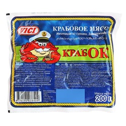 Крабовое мясо "КРАБОК", VICI, 200 г