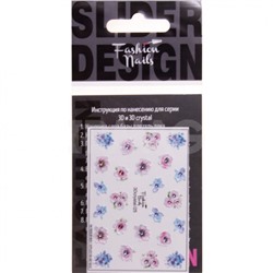 Слайдер-дизайн для ногтей El Corazon Fashion Nails 3D Crystal - 25