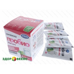 Закваска Пробио йогурт VIVO (4 пакетика по 0,5 гр) Артикул: 3540