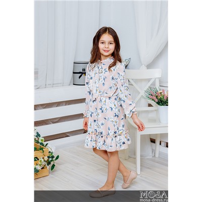 Комплект платьев для мамы и дочки "Нежность" М-2032