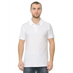 Рубашка поло с манжетом мужская Мос Ян Текс цвет "Белый"