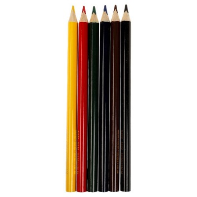 Цветные карандаши Ми-ми-мишки 6цв, трёхгран толстые
