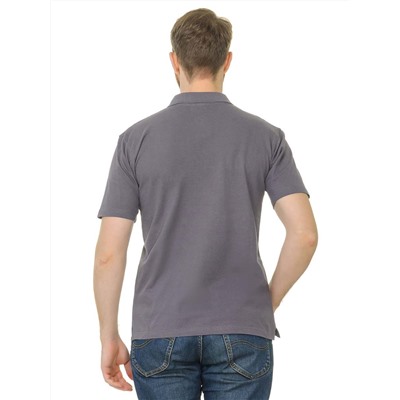 Рубашка поло мужская Мос Ян Текс цвет "Темно-серый "