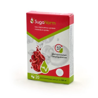 SugaNorm — при нарушении уровня глюкозы в крови