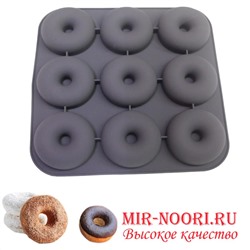 Форма силиконовая для пончиков 3042-9 (1Х80)