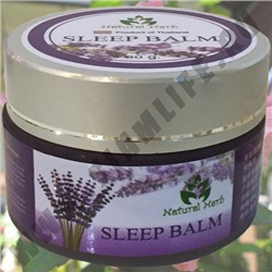 Успокаивающий бальзам с Лавандой Natural Herb Sleep Balm 30 гр.