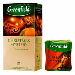 Чай Гринфилд Christmas Mystery.черн.апел.кориц пак.(10бл*25) Ф-Акция