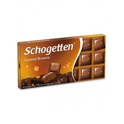 Шоколад Schogetten Caramel Brownie  100 ГР SALE
