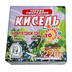 Кисель Геркулес 220 г черная смородина+10 витаминов (48)