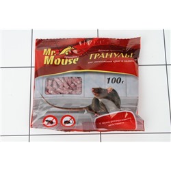 Mr.Mouse гранулы от грызунов 100г в пакете M-914 /50шт