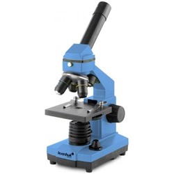 Микроскоп Rainbow 2L Azure-Лазурь 69037 (увеличение от 40 до 400 крат; объективы 4х,10х,40х; окуляр WF10х, набор для опытов К50), (Levenhuk)