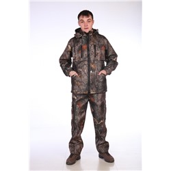 Костюм БЕРКУТ 1 ткань поларфлис (расцветка лес)куртка удлиненная,брюки,капюшон.