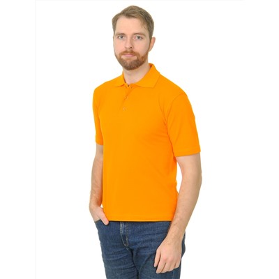 Рубашка поло мужская Мос Ян Текс цвет "Оранжевый "