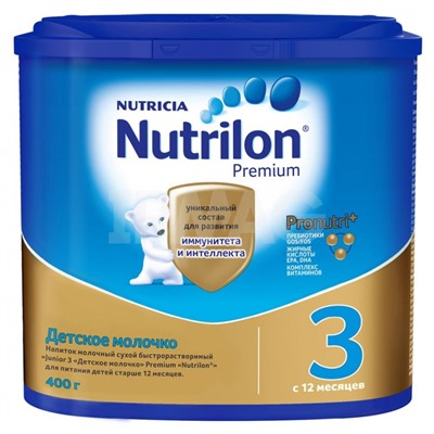 Молочко детское с 12 мес. Nutrilon 3 Junior (400 г)