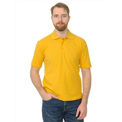 Рубашка поло мужская Мос Ян Текс цвет "Желтый "