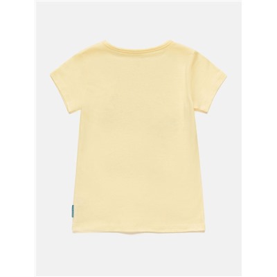 Желтая футболка для девочки
