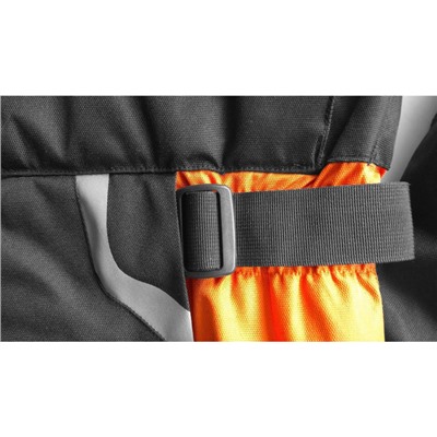 Текстильная мотокуртка NERVE Spark Touring Jacket (черный-оранжевый)