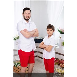 Одинаковые шорты для папы и сына М-2015