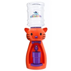 Детский кулер Акваняня кошка оранжевая с фиолетовым