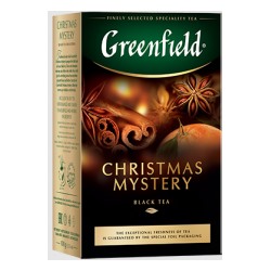 Чай Гринфилд Christmas Mystery лист.черн.апел.кориц 100г(14) Ф-Акция