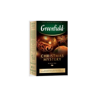 Чай Гринфилд Christmas Mystery лист.черн.апел.кориц 100г(14) Ф-Акция