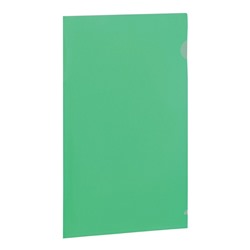 Папка-уголок А4, цвет зеленый Brauberg