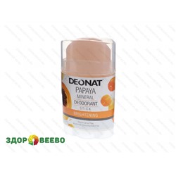 Дезодорант-Кристалл "ДеоНат" с экстрактом папайи, стик, 100 гр Артикул: 4479