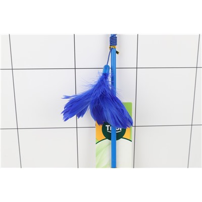 Игрушка-дразнилка для кошек "Синие перья", 100/500мм, Triol