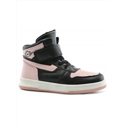 Ботинки для девочки М+Д 3466-6 черный-розовый