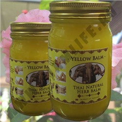 Тайский Желтый Бальзам Thai Natural Herb Balm Вес 100 гр.