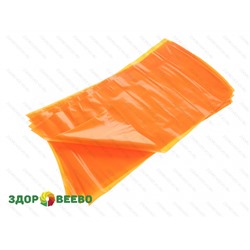 Пакет для созревания и хранения сыра термоусадочный 200х400 мм, цвет жёлто-оранжевый, дно круглое (Юнивак), 5 шт. Артикул: 4685