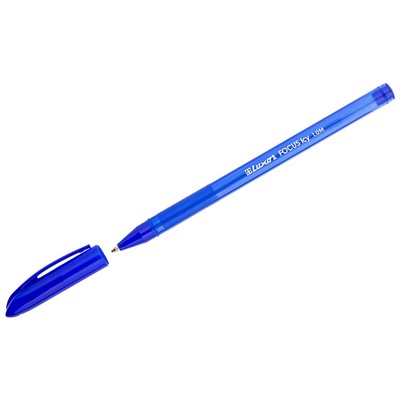 Ручка шариковая Luxor Focus Icy синяя, 1,0мм (1762)