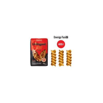 макаронные изделия  LG выс белк Energy Pasta Fusilli 400гр (12)